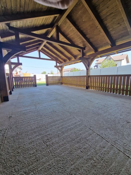 Pergole-Foisor- Terasa-Carport auto  poduri lemn  fier  piatra.