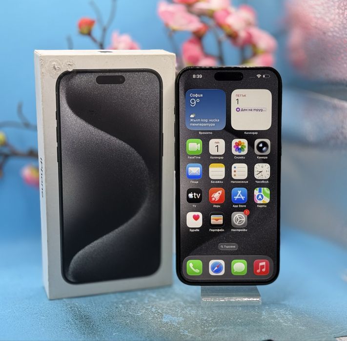 Apple iPhone 15 Pro Max, 256GB, 5G, Black Titanium