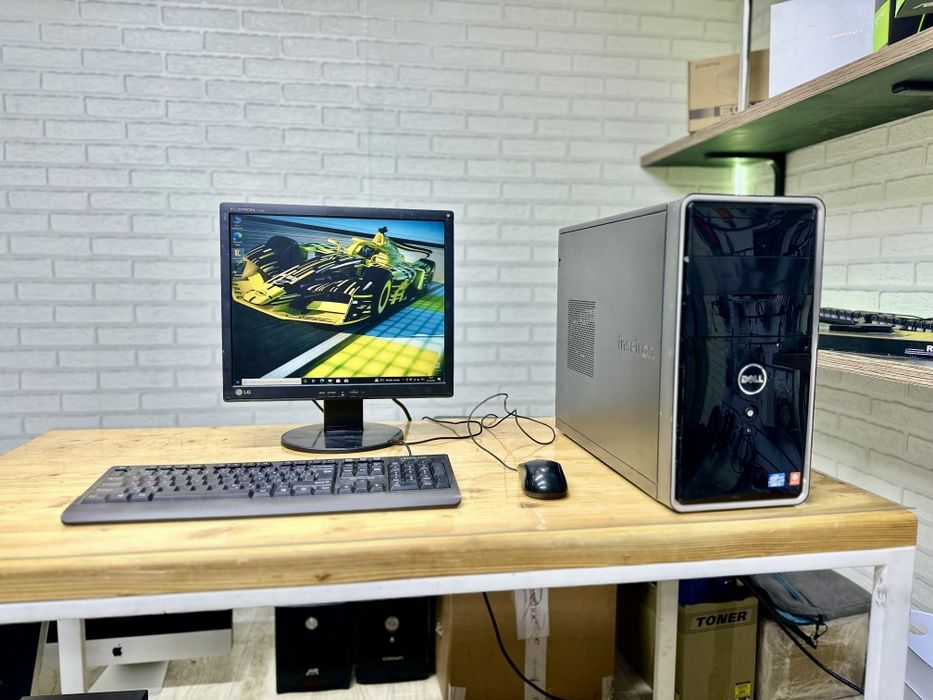 Полный комплект офисного ПК Dell inspiron