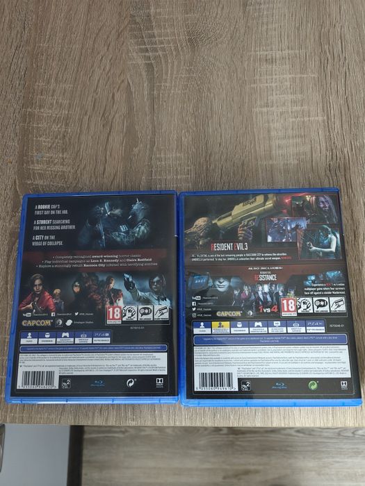 Продавам Resident evil 2 и 3 Remake за PS4!!