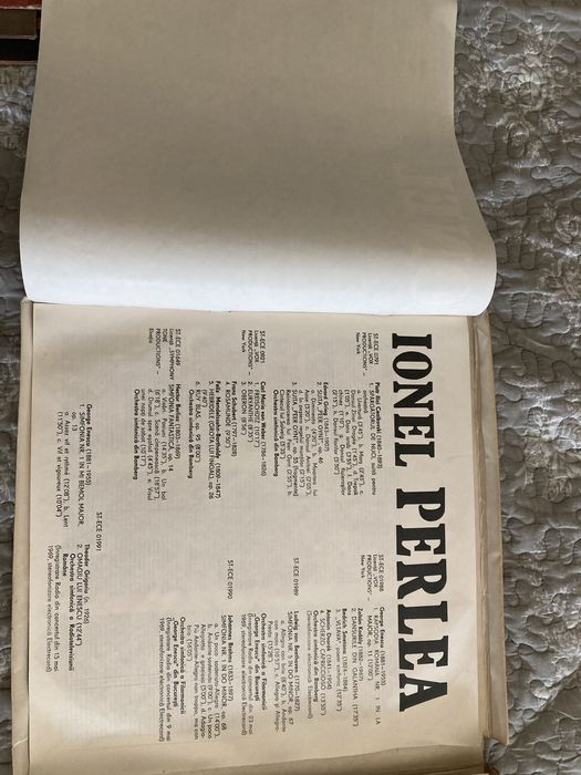 Ionel Perlea - album 7 discuri vinyl - cutie completa