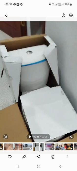 Продаю новый унитаз