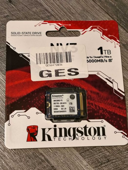 Ssd NVME 2230 Kingston 1Tb Nou - Sigilat