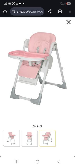 Vand scaun de masa copii