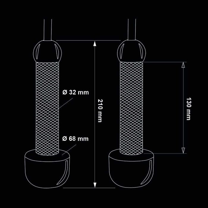 Ролково Въже за Трицепс и Скрипец ATX Roller Cable, Фитнес Аксесоари
