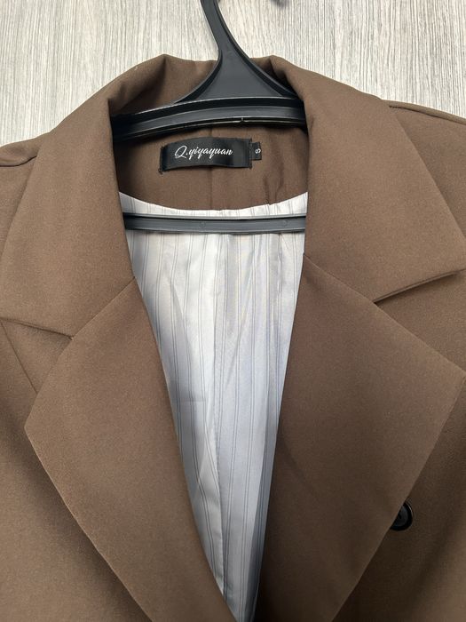 Пиджак коричневый 2000