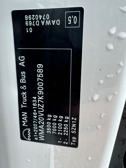 MAN Tge-Iveco Daily-Vw Crafter-Sprinter-Doka7 Locuri-3.5 To-180CP-2020