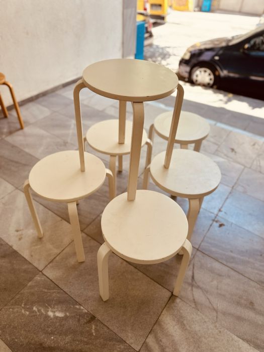 Винтидж шведски табуретки Икеа