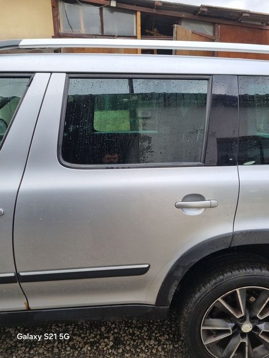 Usa Stanga Spate Skoda Yeti 2009 - 2013 SUV 4 Usi ARGINTIU (1406)