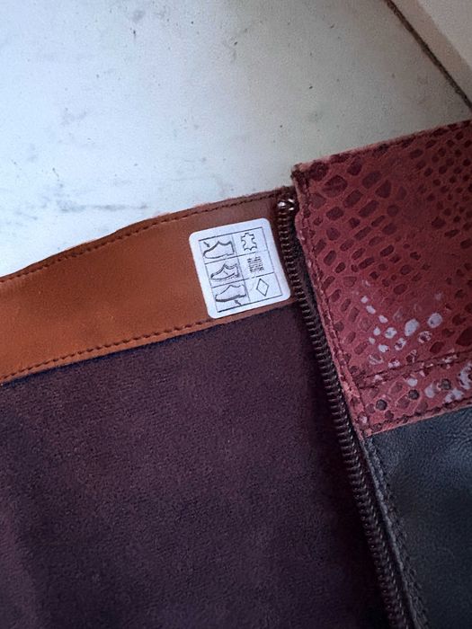 Cizme cu toc toamna piele doua modele 39
