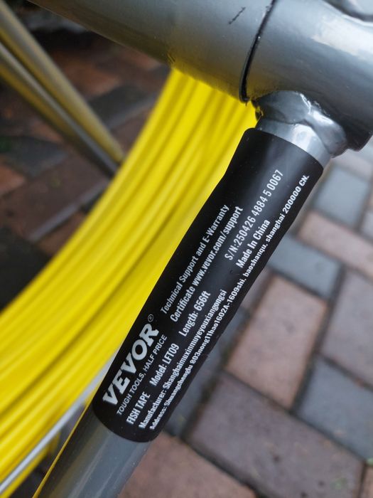 200m Tragator cabluri 8mm  sonda tras cablu  electric fibra optica