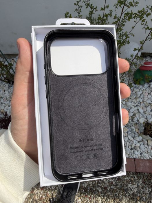 Husa iphone 17 pro/pro max leather case