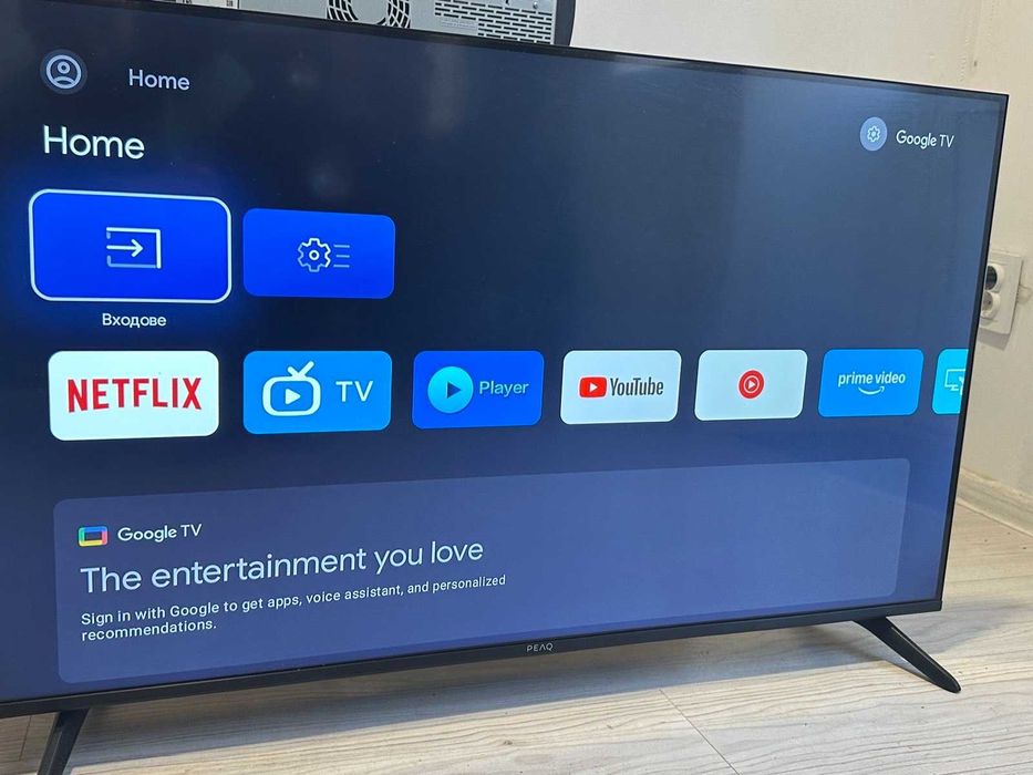 Телевизор Peaq PTV 43GQU-5024T 43 Inch