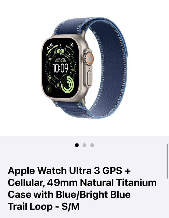 Apple watch ultra-3 2025 у Артура в магазе Б17 Hofmann