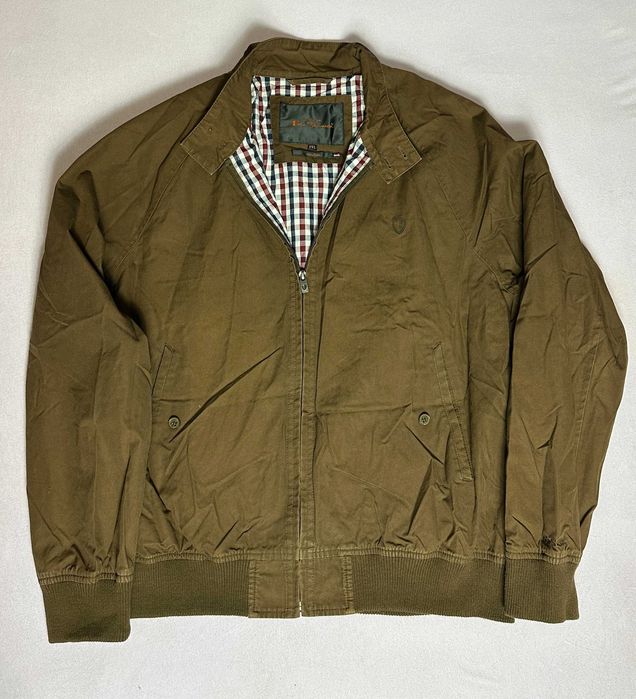 Geaca Ben Sherman Signature Harrington Kaki Marimea 2XL Bumbac