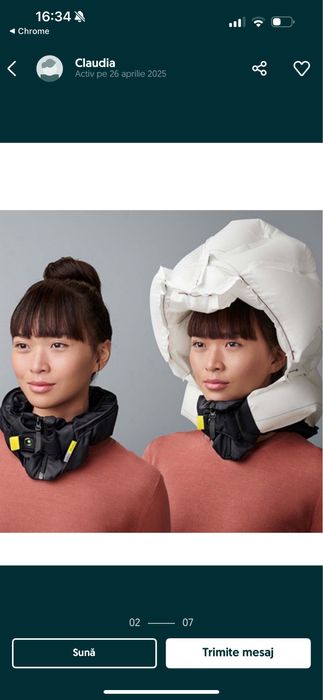 Casca airbag Hovding 3//bicicleta//trotineta//cross