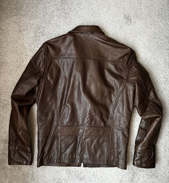 SCHOTT NYC Leather Jacket - Brown Men M