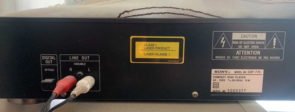 HIFI аудиофилски cd player sony cdp770