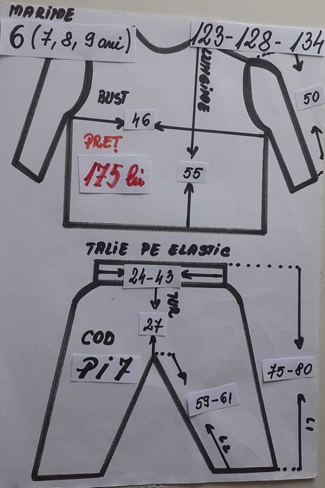 Costum Pitic pentru copii 7-8-9 ani