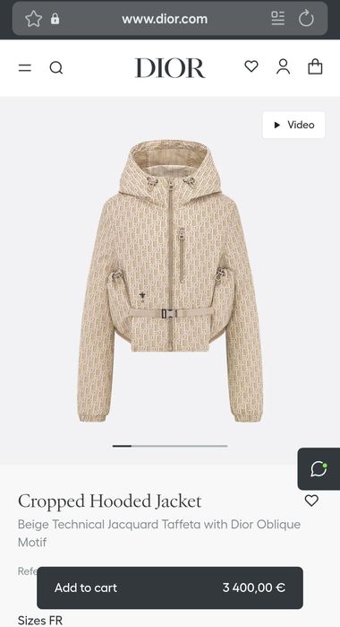 Луксозен дамски екип Christian Dior Oblique – нов, 36