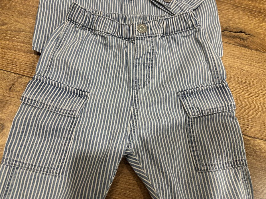 Детски дънков комплект за момче 80 см