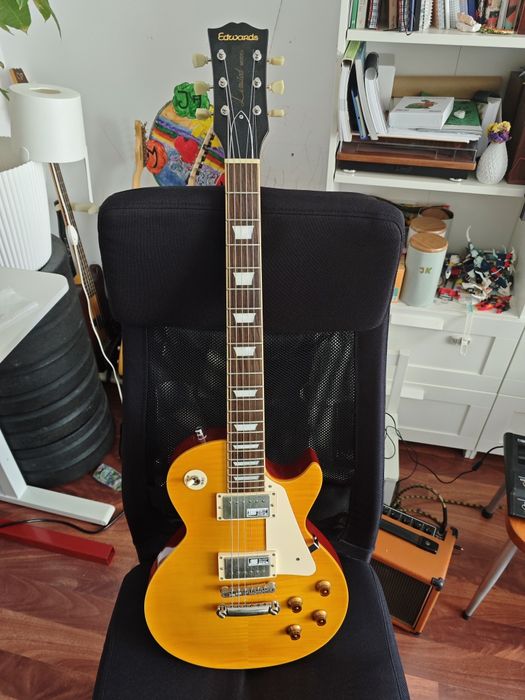 Chitară Electrică Edwards by ESP E-LP-108LTS (Made in Japan) + Doze Seymour Duncan