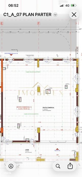 Spatiu comercial de 146,80 mp. , zona Tineretului