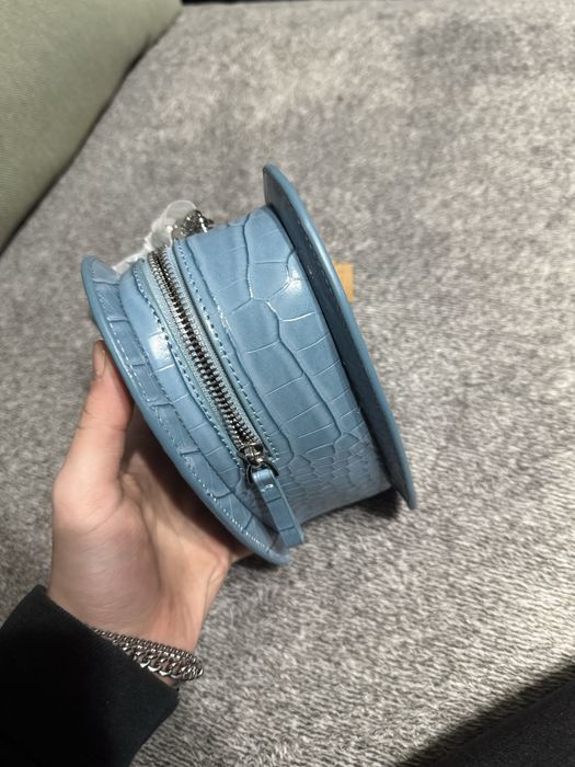 Geanta Vivienne Westwood Baby Blue din Piele