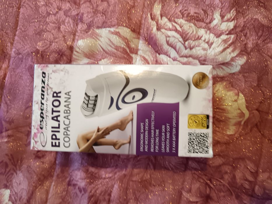 Епилатор работи с батерии