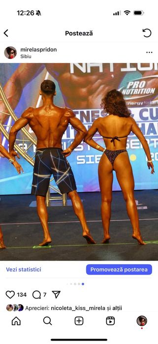 Vand costum Bikini Fitness