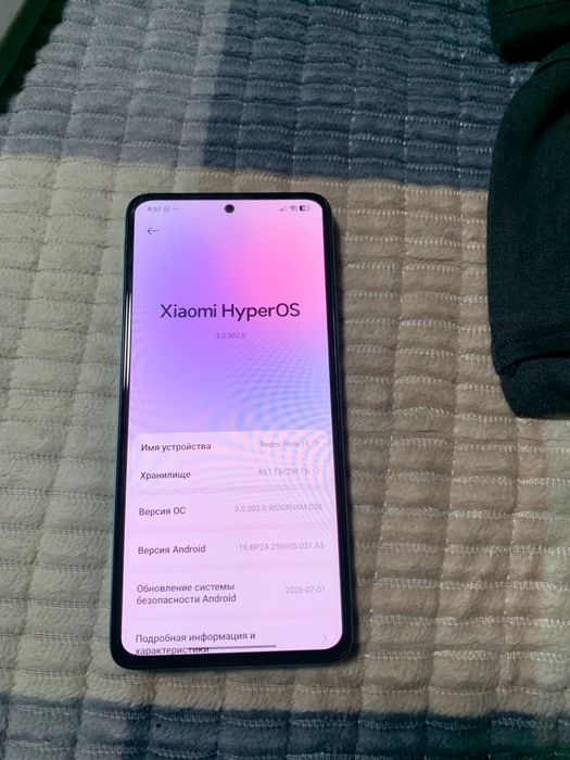 Xiaomi redmi note 14 256 gb