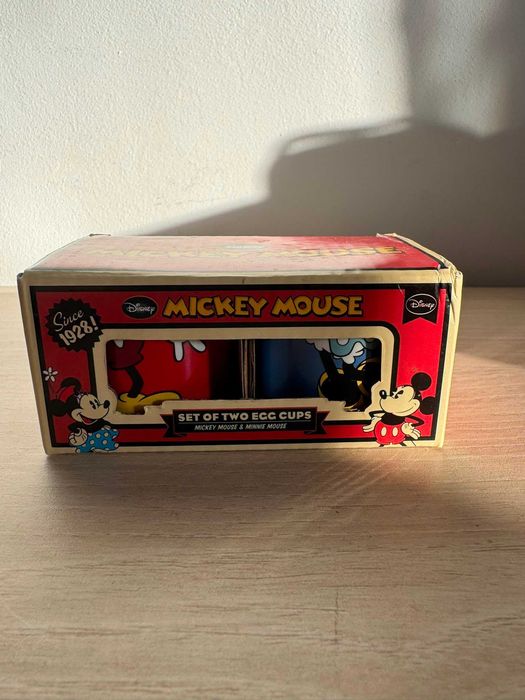 Set Disney Mickey & Minnie din ceramică – Egg Cups / Suport ou sau Cești Espresso