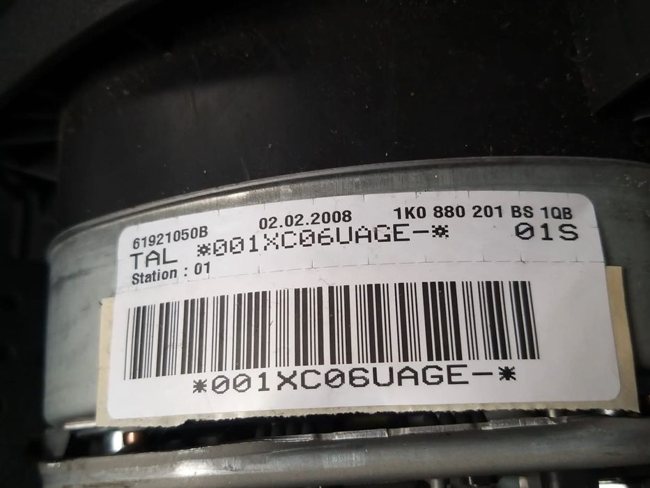 Airbag volan in 3 spite vw golf 5 1k 61921050b 1k0880201bs1qb