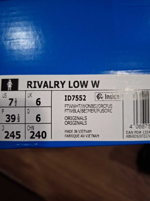 маратонки  adidas Originals Rivalry Low W