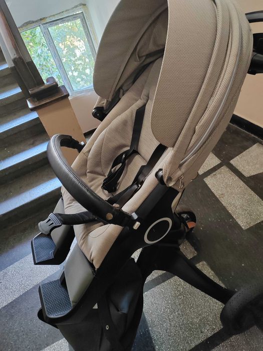 Stokke 2 в 1 brushed grey бебешка количка