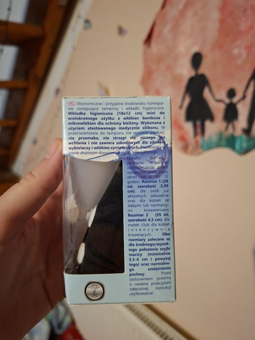 Cupa menstruala noua sigilata marime mica
