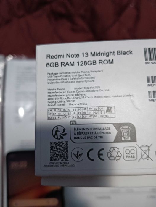 Xiaomi remi note 13 nou cu garatie