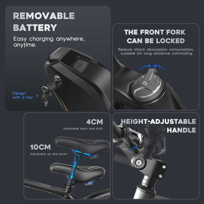 Електрически велосипед/колело EMOKO EC27 500W 17.5AH