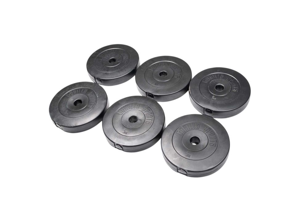 Discuri din plastic umplute cu ciment, 30/31mm SET 30 KG (6x5 KG)