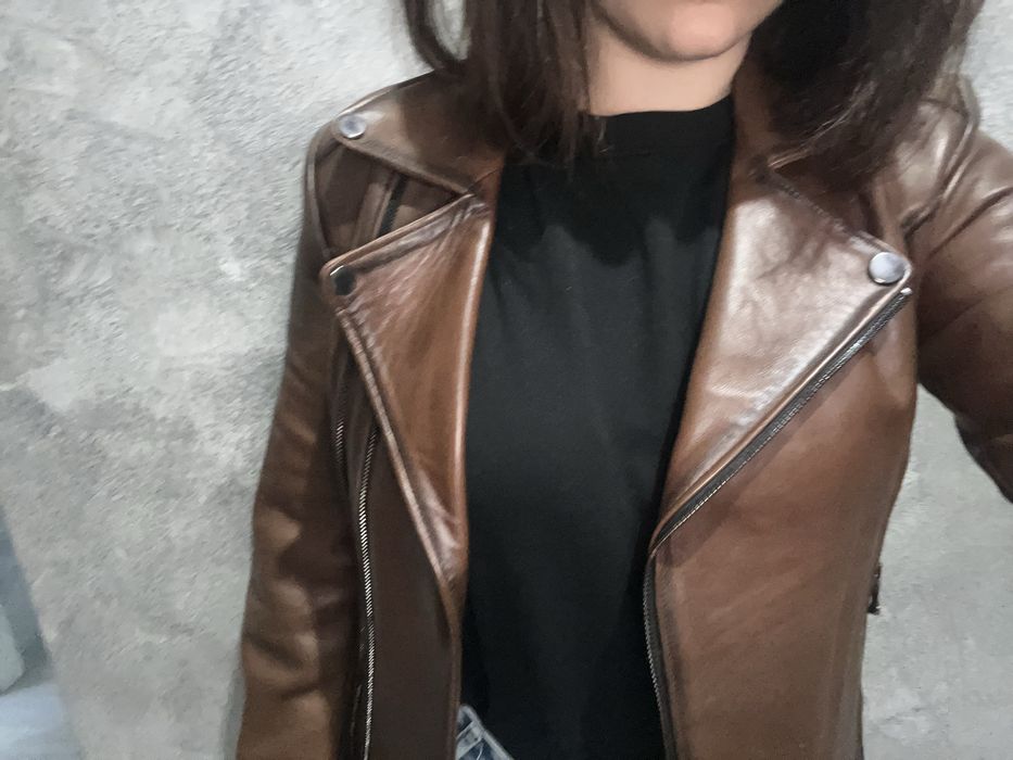 Чисто нов яке от естествена кожа