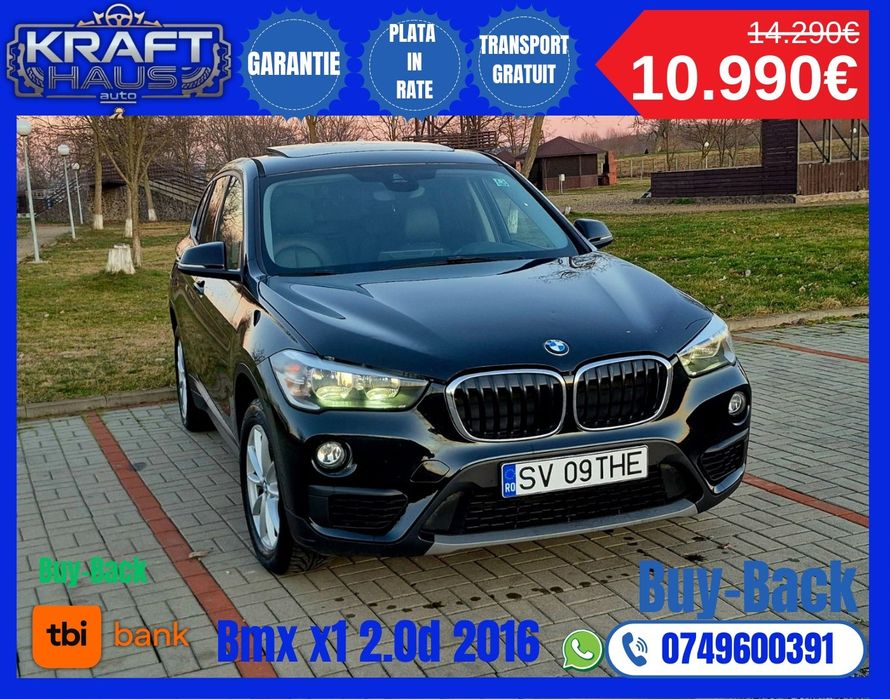 Bmw x1 2016 2.0d automat rate tbi