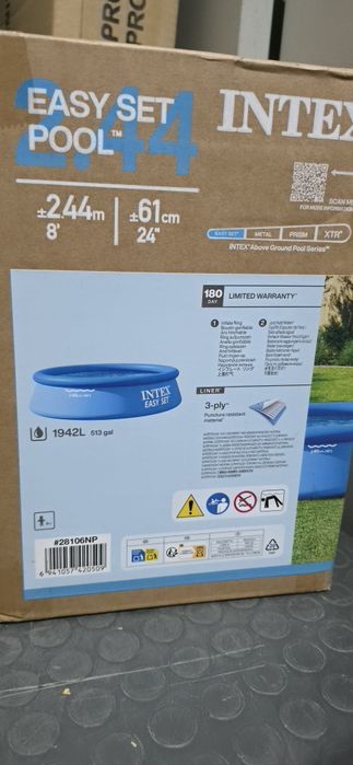 Басейн нов intex 244×61