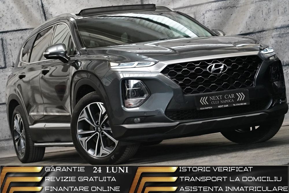 Hyundai Santa Fe GARANTIE 24 LUNI*RATE*200Cp*4x4*7 Locuri*Automata*4x4*Panorama*Full