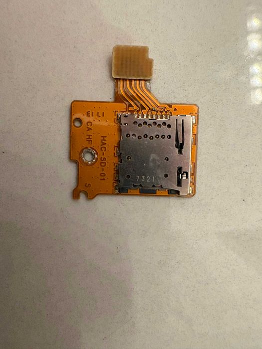 Slot card MicroSD/tf hac-SD-01 pt Nintendo Switch piesă funcțională