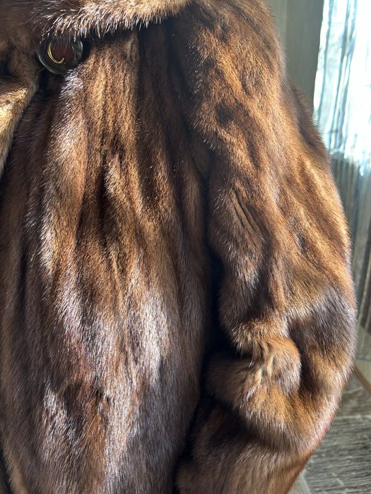 Шуба с шапкой