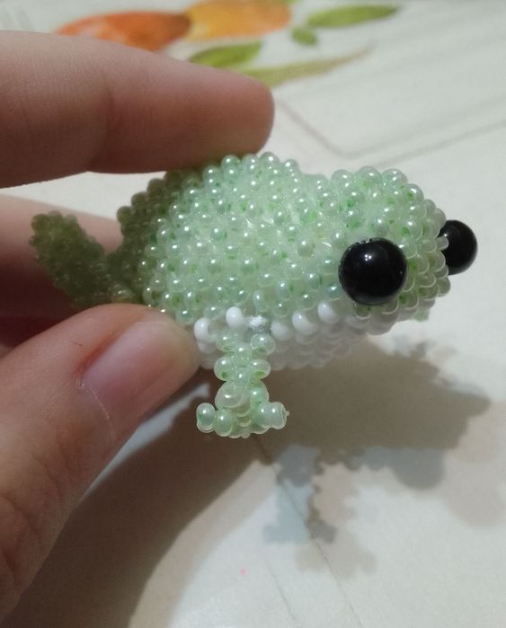 Амигуруми лягушка