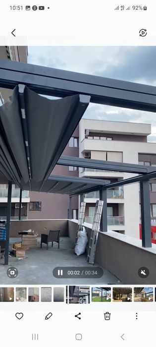 Pergole Terase Retractabile -Bioclimatice