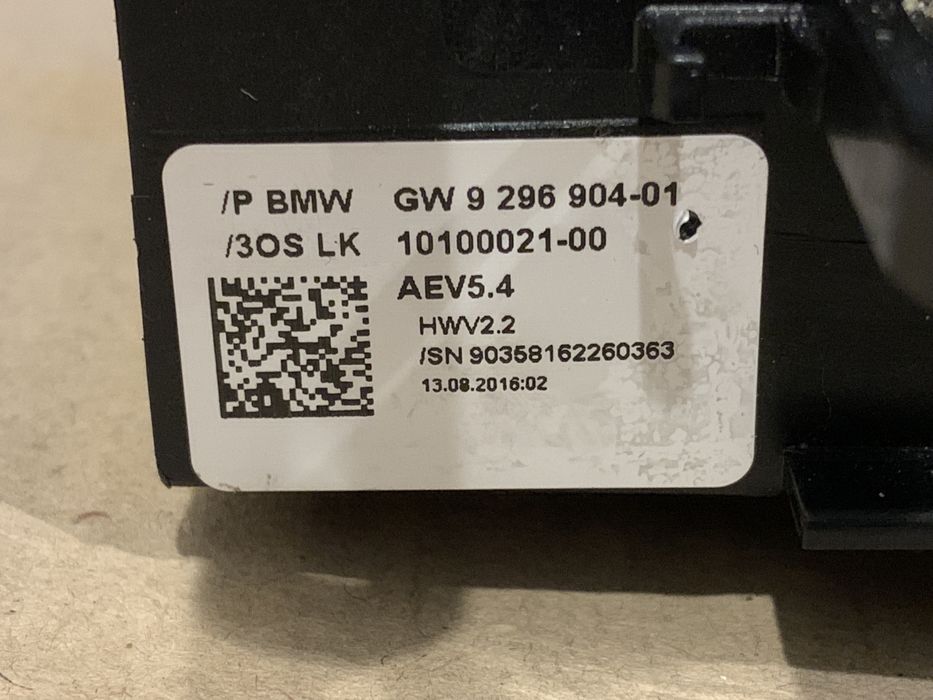 Joystick / Schimbător BMW Seria 5 6 7 X3 X4 : 9296904