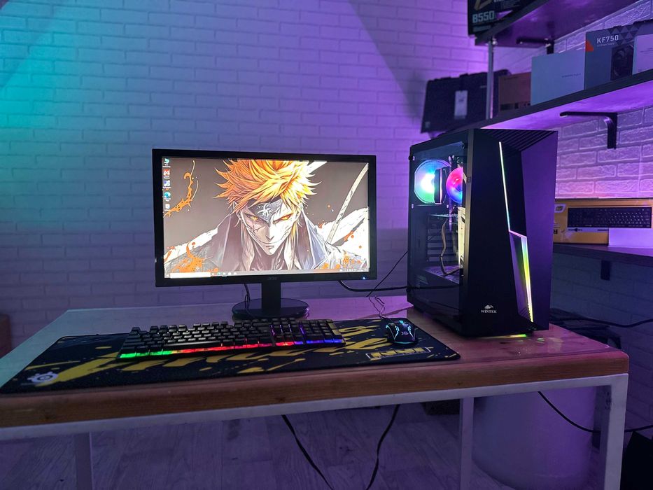 Игровой компьютер в полном комплекте