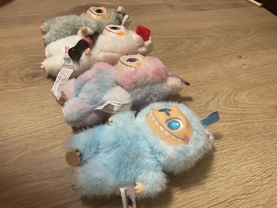 Labubu / The Monsters Pop Mart – плюшени играчки, комплект 4 бр.